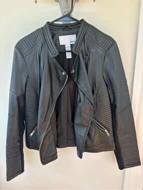 Black Moto Jacket - Women's